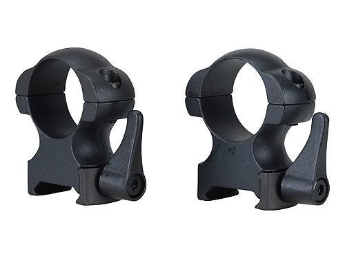 Weaver Scope Rings Weaver Weaver Grand Slam Leaver-Lok Top Mount Steel Scope Rings 1" X- High Matte