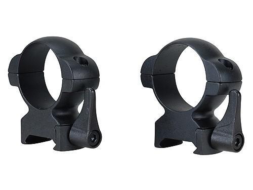 Weaver Scope Rings Weaver Weaver Grand Slam Leaver-Lok Top Mount Steel Scope Rings 30mm High Matte