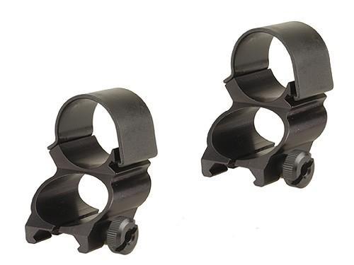 Weaver Scope Rings Weaver Weaver Detachable See-Thru Scope Rings - 1" Extension -Black