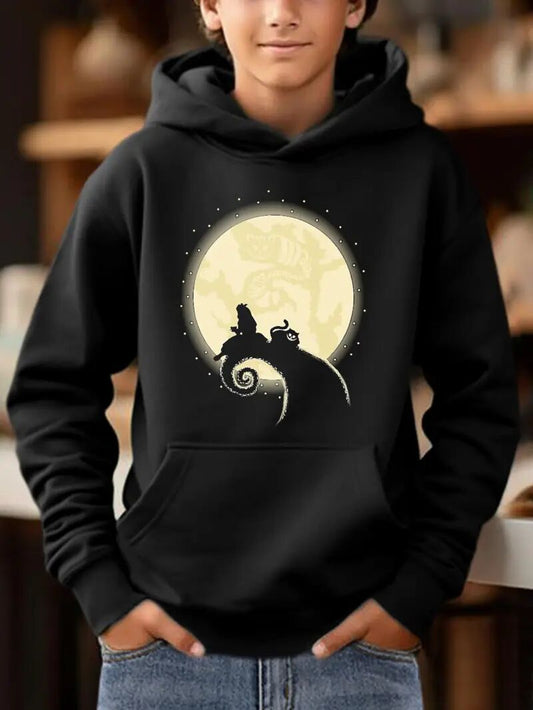 Men's Printed Hooded Sweatshirt