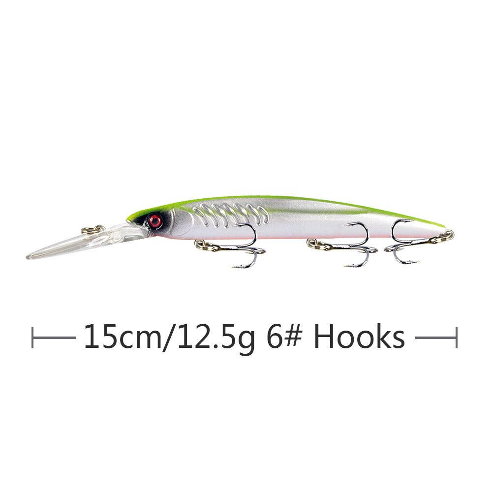 Floating Mino Long Tongue Plate Topmouth Culter Lure Mandarin Fish Army