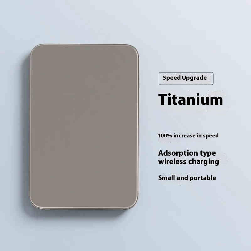 Ultra-thin Compact Portable Wireless Magnetic Power Bank