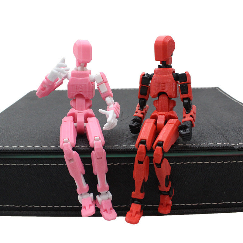 3d printing more than movable joint doll lucky 13 full body movable robot