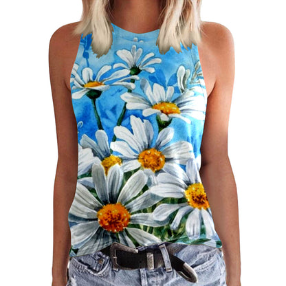 Creative 3D Digital Printed T-shirt Female