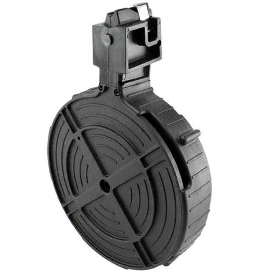 American Tactical Inc-ATI Rifle Magazines American Tactical Inc-ATI ATI German Sports Rotary Rifle Magazine Drum Ruger 10/22 22 LR Black Polymer 110/rd