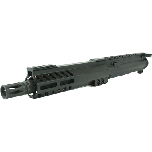 American Tactical Inc-ATI Uppers American Tactical Inc-ATI ATI Milsport Complete Upper 5.56mm 7.5" Barrel 1:8 Twist 7" MLOK C-CLAMP With Bolt Carrier Group and Charging Handle