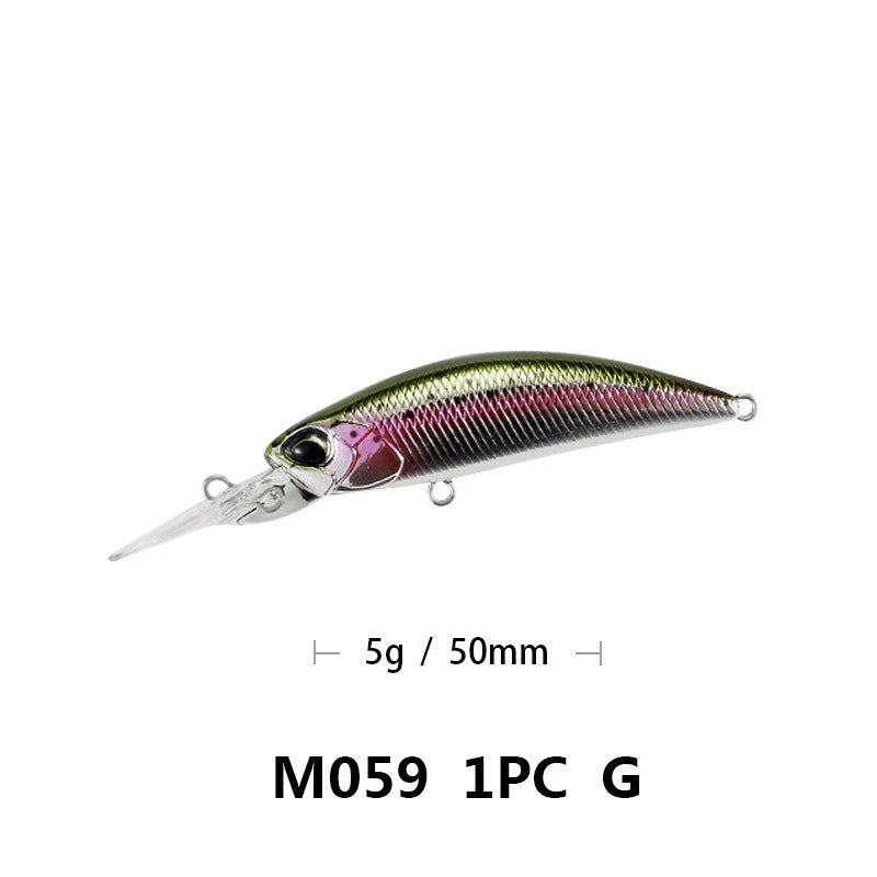 65mm Long-tongue Plastic Bait Submerged Mino