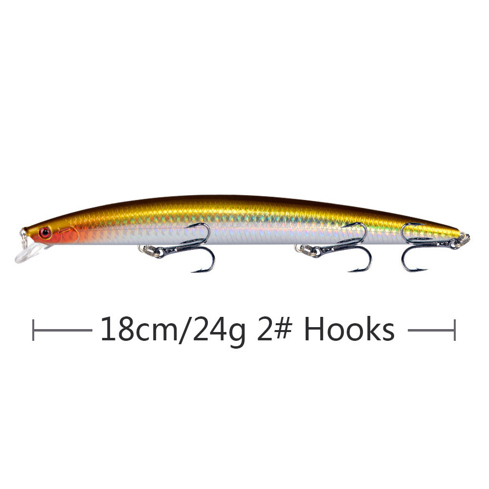 18cm 24g Large Sea Fishing Lure Mino Fishing Gear