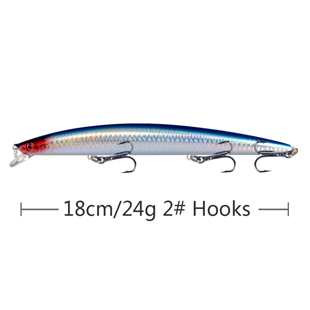 18cm 24g Large Sea Fishing Lure Mino Fishing Gear