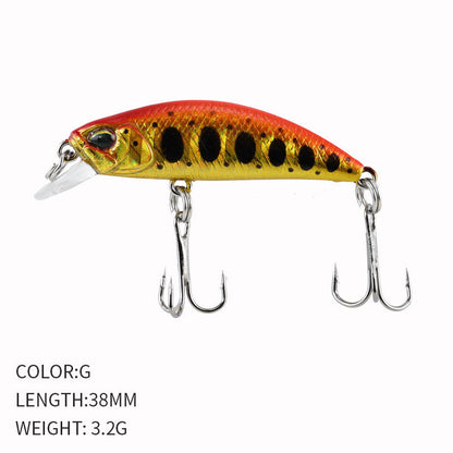 Submerged Mino Full Layer 38mm3.2g Road YaTrout Army Fish Bait
