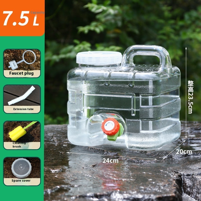 Outdoor Bucket Household Water Breaker Car Camping With Faucet