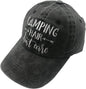 HHNLB Unisex Camping Hair Don T Care 1 Vintage Jeans Baseball Cap Classic Cotton Dad Hat Adjustable Plain Cap