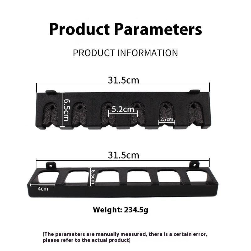 Rod Display Stand Wall-mounted Vertical Wall Fishing Gear Storage Rack