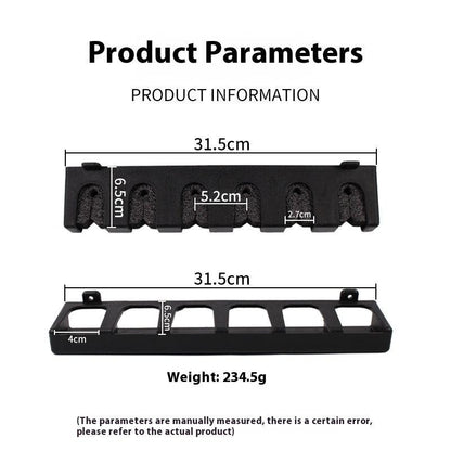 Rod Display Stand Wall-mounted Vertical Wall Fishing Gear Storage Rack