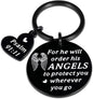 AMBREGRISSUN Bible Verse Keychain Christmas Religious Faith Gifts for Women Men Easter Prayer Christian Keyring Bible Verse