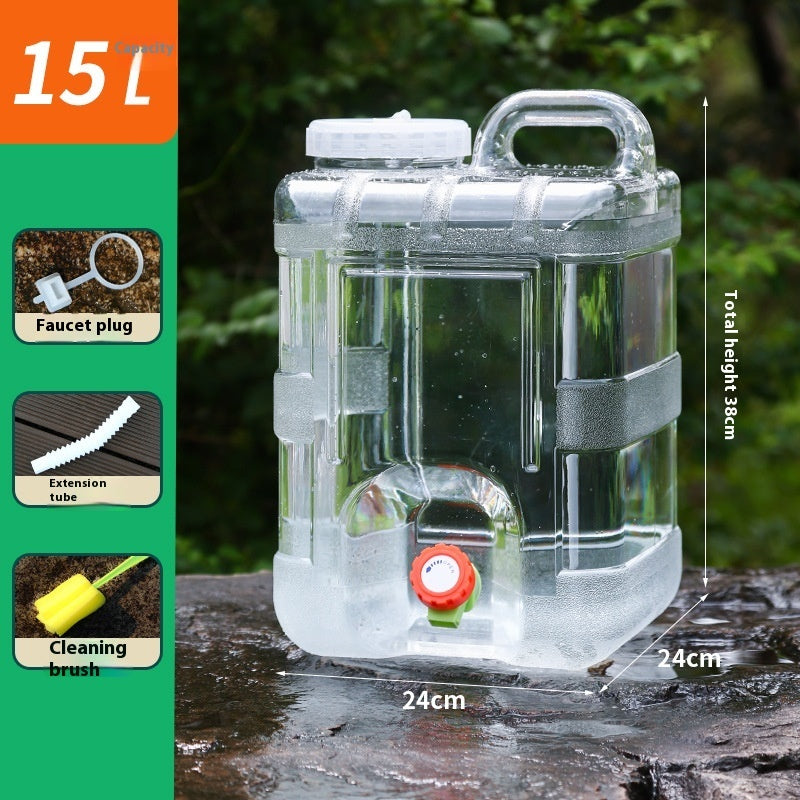 Outdoor Bucket Household Water Breaker Car Camping With Faucet