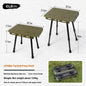 CLS Outdoor Dual Use Mini Folding Table Camping Stool