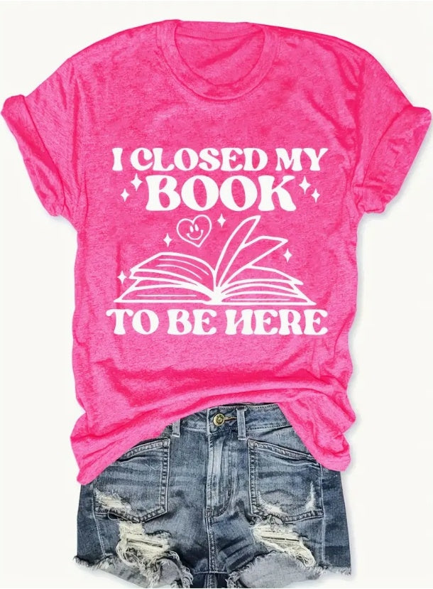 English Letters - Printed Round Neck Vest - Casual And Loose - Daily Wear - Women's Clothing