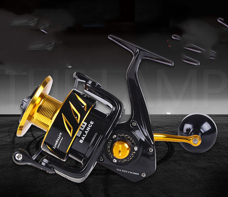 Full Metal Iron Plate Sea Fishing Spinning Wheel