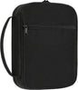 Bible Cover, Standard Size Polyester Bible Case with Internal Compartments and Zippers, Bible Cover Case for Women (Black)