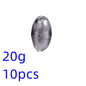 Standard Weight Fishing Pendants Olive Sinker