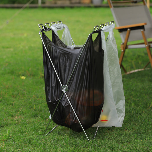 Camping Household Folding Garbage Bag Bracket