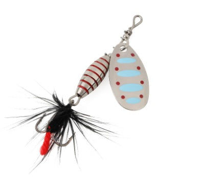 Hard Spinning Sequin Feather Bait High Carbon Steel Three-book Hook