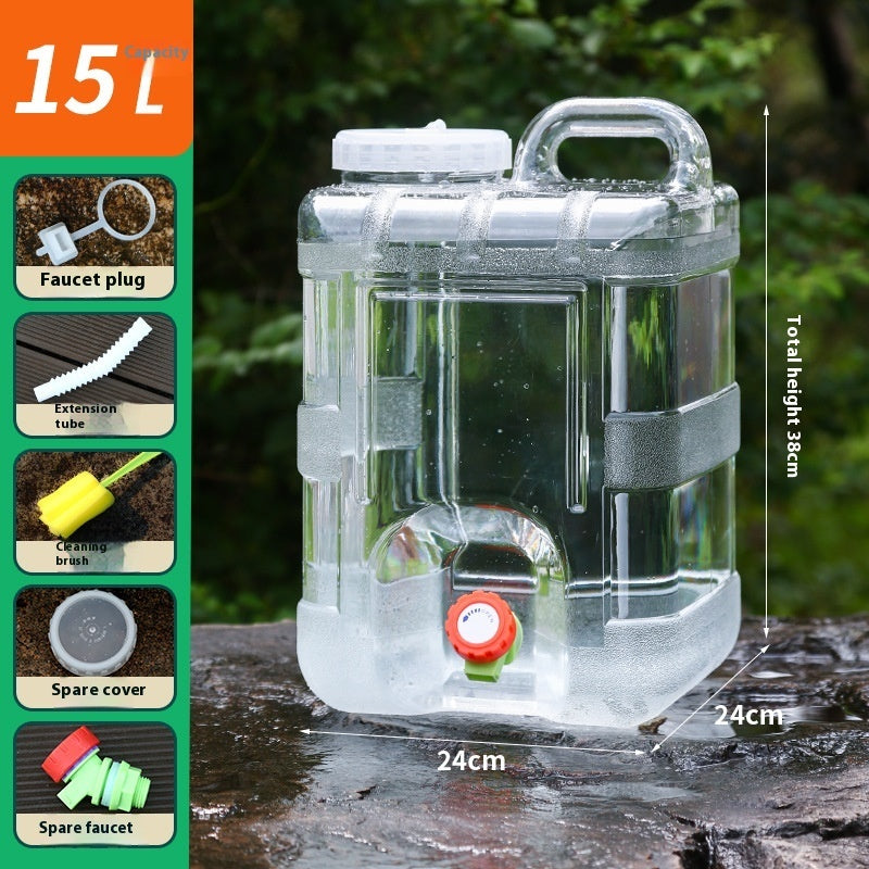 Outdoor Bucket Household Water Breaker Car Camping With Faucet
