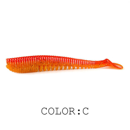 Freshwater Lure Soft Bait T Tail Lead Hook