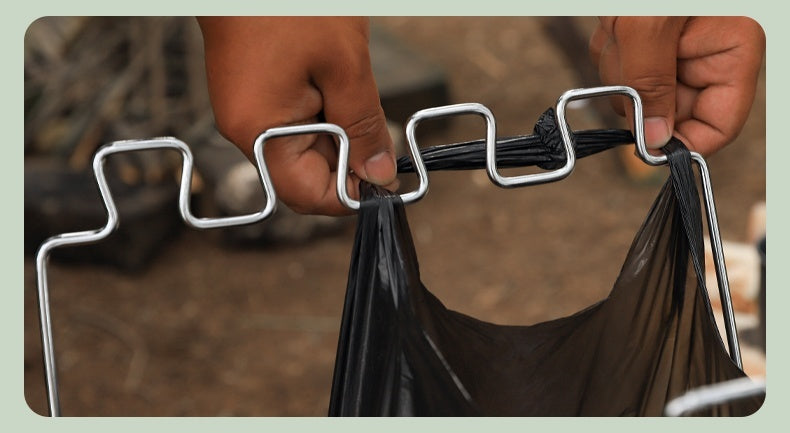 Camping Household Folding Garbage Bag Bracket