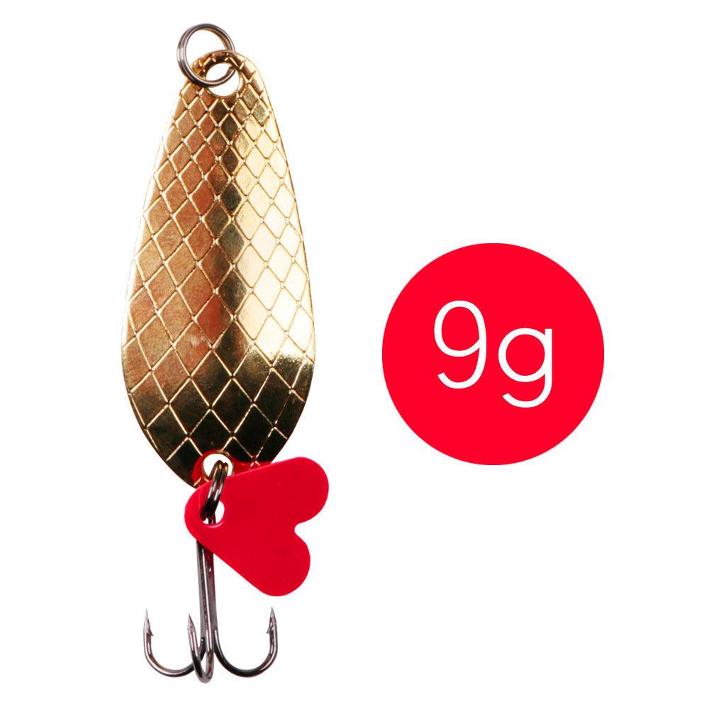 Lure Sequined Pineapple Spoon Type Metal Tossing Bionic Lure