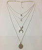 Fashionable Personality New Multi-layer Moon Disc Pendant