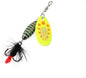 Hard Spinning Sequin Feather Bait High Carbon Steel Three-book Hook