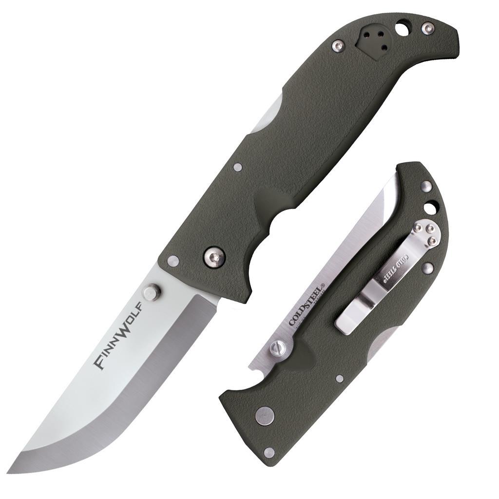 Cold Steel Knives &amp; Edged Tools|Knives Cold Steel Finn Wolf Lockback Folding Knife - 3-1/2" Blade OD Green
