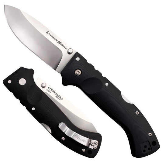 Cold Steel Knives &amp; Edged Tools|Knives Cold Steel Ultimate Hunter Lockback Knife - 3-1/2" Blade Black G-10
