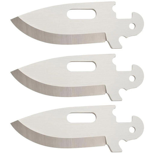 Cold Steel Knives &amp; Edged Tools|Knives|Knives &amp; Edged Tools Cold Steel Click-N-Cut Replacement Blade 3/pk - 2-1/2" Drop Point