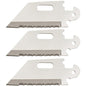 Cold Steel Knives &amp; Edged Tools|Knives|Knives &amp; Edged Tools Cold Steel Click-N-Cut Replacement Blade 3/pk - 2-1/2" Reverse Tanto Serrated