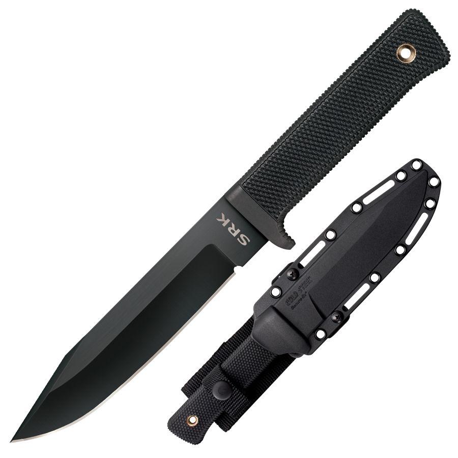 Cold Steel Knives &amp; Edged Tools|Knives|Knives &amp; Edged Tools|Knives Cold Steel SRK Search Rescue Fixed Blade Tactical Knife - 6" Blade Black SK-5)