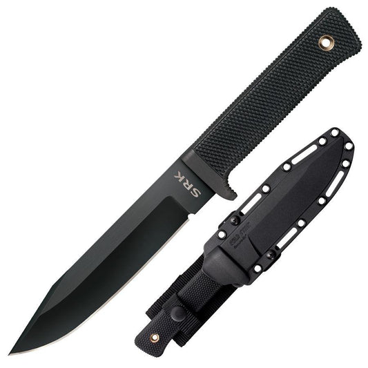 Cold Steel Knives &amp; Edged Tools|Knives|Knives &amp; Edged Tools|Knives Cold Steel SRK Search Rescue Fixed Blade Tactical Knife - 6" Blade Black SK-5)