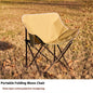 Camping Outdoor Folding Chair Portable Recliner Fishing Stool Beach