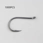 Fishhook Bulk Hole Ring Barbed Crooked Mouth Lure Rock Fishing Sea
