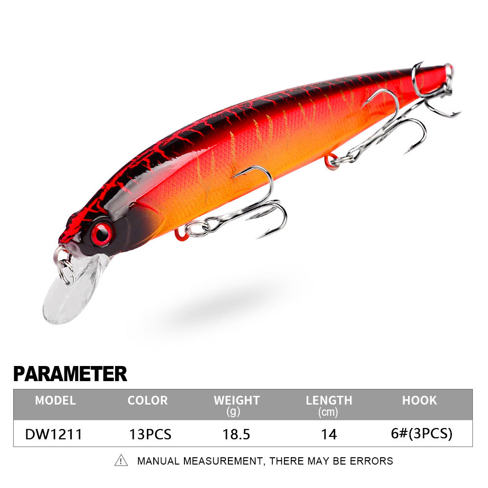 Full Swimming Layer Lure 14cm 18.5g Plastic Hard Bait