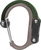 GEAR AID HEROCLIP Carabiner Gear Clip and Hook (Medium) for Camping, Backpack, and Garage Organization, Forest Green