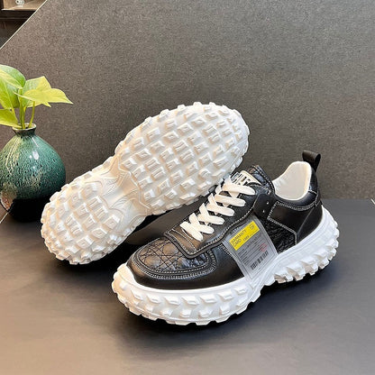 Netflix Super Hot Men's White Casual Trendy Versatile Board Shoes