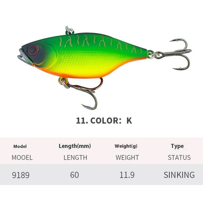 60mm 11.9g Long-range Submerged Biomimetic Bait