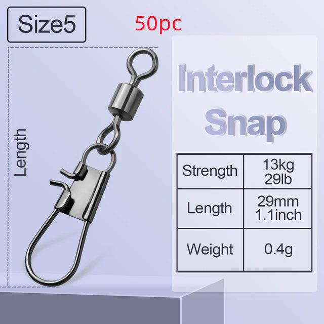 8-shaped Ring American Swivel B- Type Pin Quick Connector Lure Fishing Supplies Connection 8-word Ring