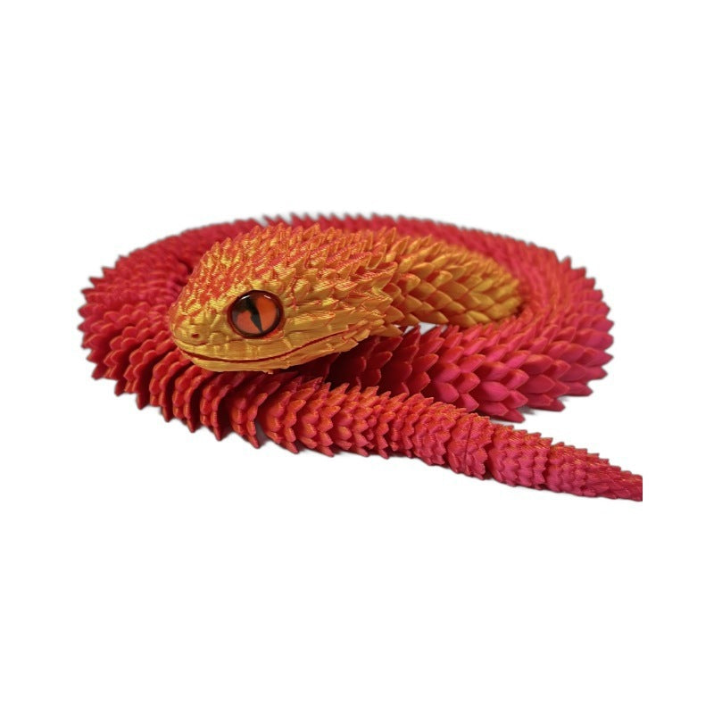D Print Snake Toy Decoration Crafts