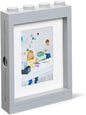 Room Copenhagen Lego Picture Frame - Stackable, Tabletop or Wall Display Photo Frame, Fits 5 X 7 in Photos, Grey