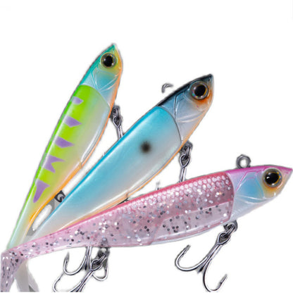 Tail Soft Bait Sea Fishing Lure Fish Type Jig Hook Tossing Fake Fish Weever Topmouth Culter