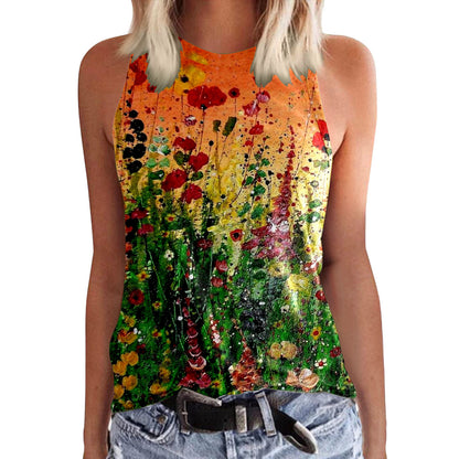 Creative 3D Digital Printed T-shirt Female